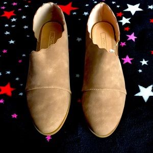 Brand new suede shoes